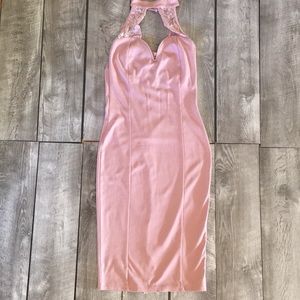 Midi halter dress
